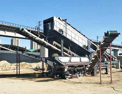 河南鄭州建筑垃圾處理現(xiàn)場