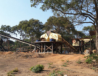 平頂山破碎生產(chǎn)線-河南紅星機(jī)器