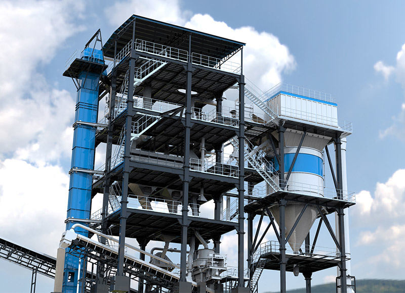 塔樓式干式制砂機