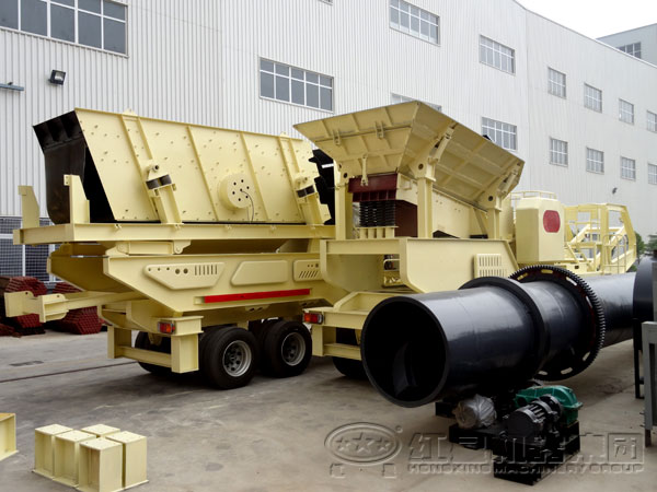 移動式破碎站安裝現(xiàn)場