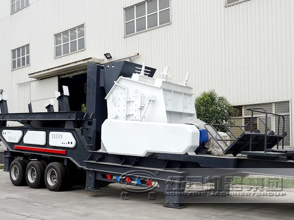 反擊式破碎機移動式垃圾處理設(shè)備