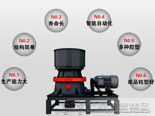 單缸液壓圓錐式破碎機性能優(yōu)勢