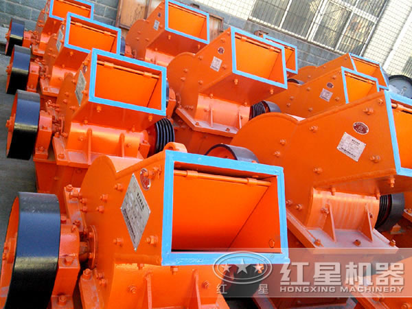 不同型號的錘式破碎機