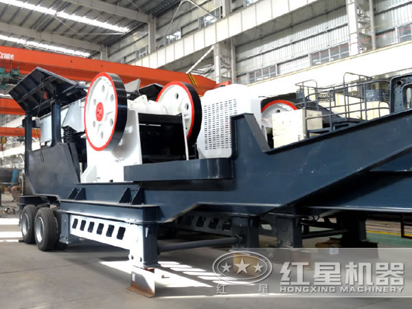 新型環(huán)保車載碎石機(jī)