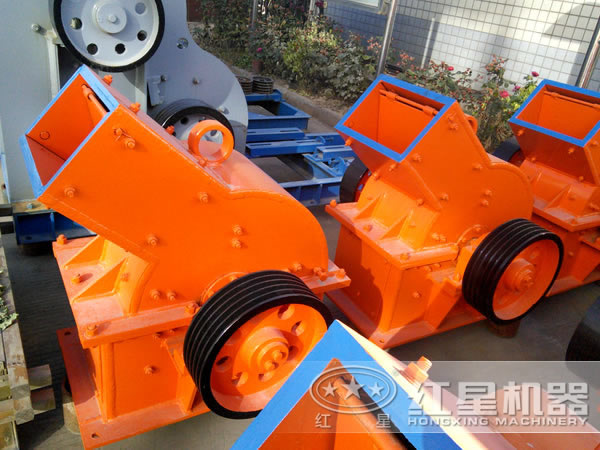 錘式破碎機進料口