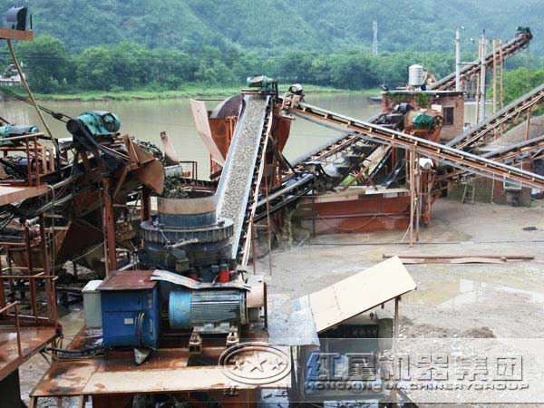 河卵石機制砂生產(chǎn)線