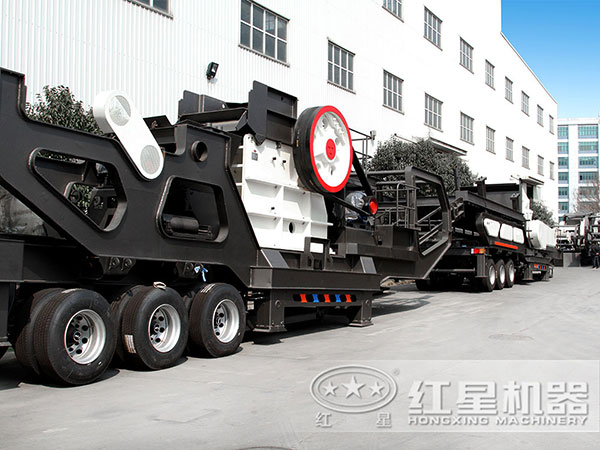 時產(chǎn)150噸青石移動破碎站