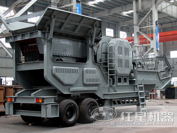 紅星移動式環(huán)保機制砂設(shè)備車間