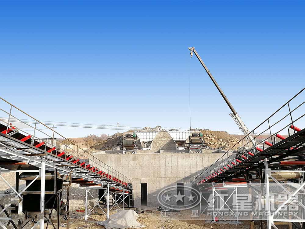 福建莆田建筑石料破碎制砂現(xiàn)場(chǎng)