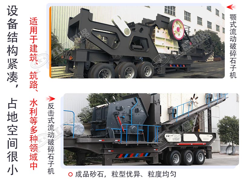 這兩種組合生產(chǎn)的成品砂石，粒型優(yōu)異、粒度均勻