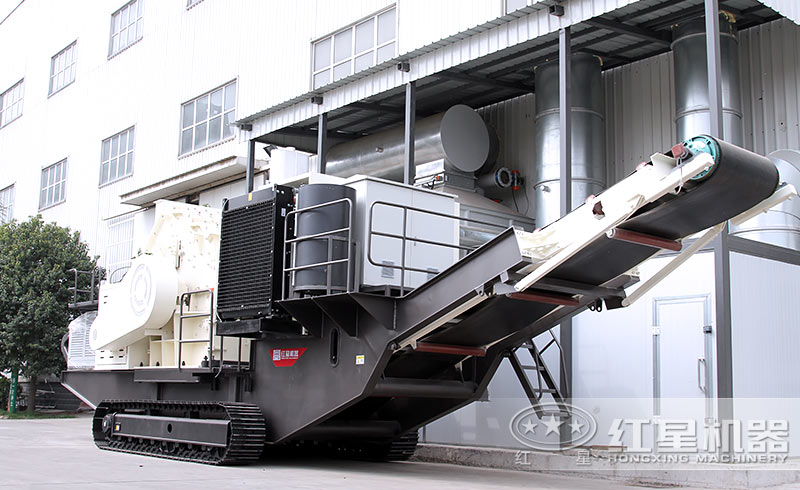 履帶式移動破碎站搭載細碎機
