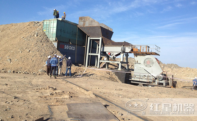 紅星砂石生產(chǎn)線現(xiàn)場