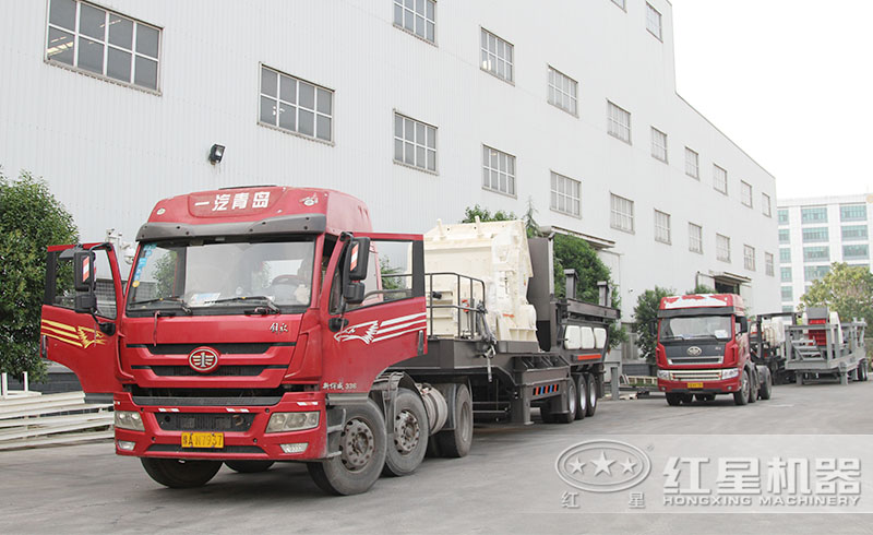 紅星反擊破移動(dòng)破碎站正火速發(fā)貨中