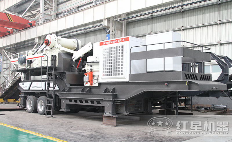 輪胎式移動圓錐破碎站