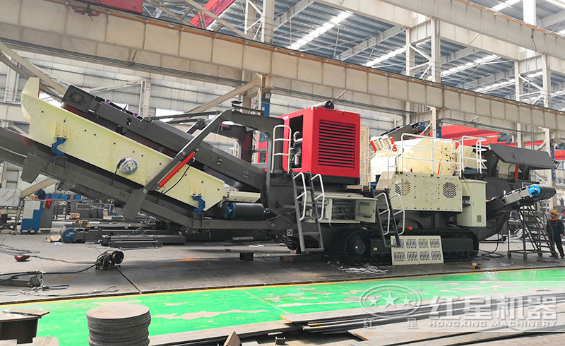 紅星流動(dòng)式石子磕石機(jī)鑄造車間