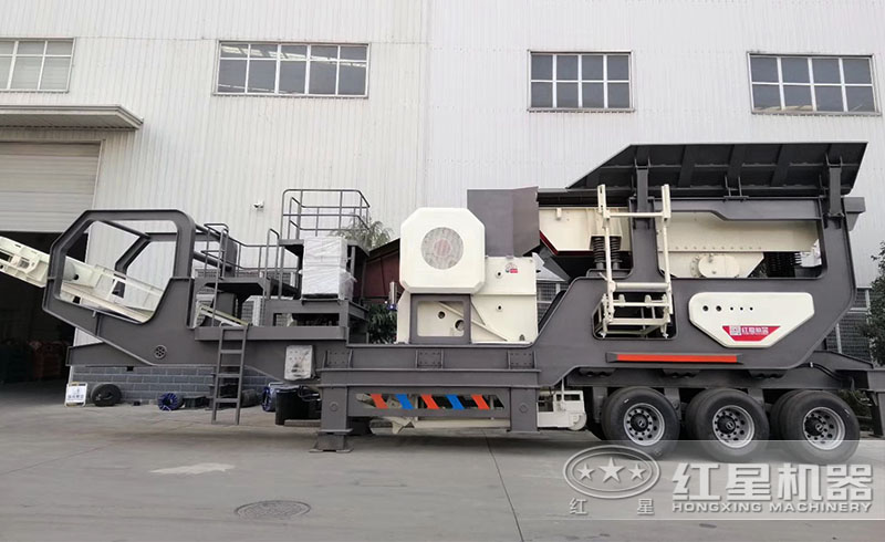 輪胎式移動破石機機身靈活、轉場方便