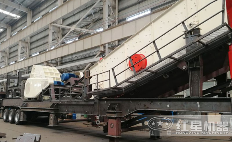 紅星移動碎石機鑄造車間