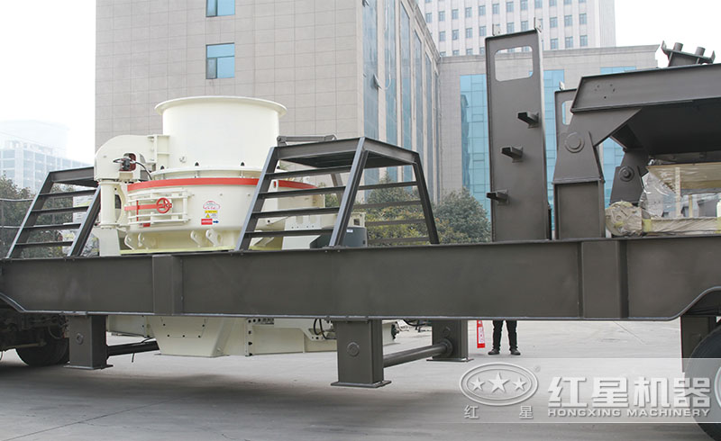 紅星移動(dòng)式粉沙機(jī)高配置、優(yōu)性能，粉沙生產(chǎn)高產(chǎn)
