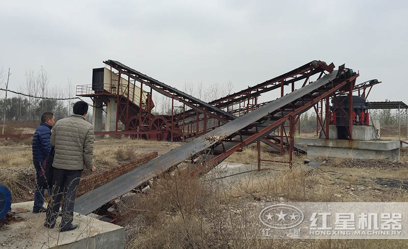 紅星液壓圓錐式破碎機(jī)生產(chǎn)線現(xiàn)場