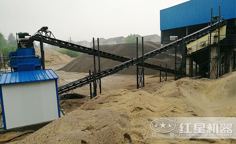 人工制砂生產(chǎn)線現(xiàn)場