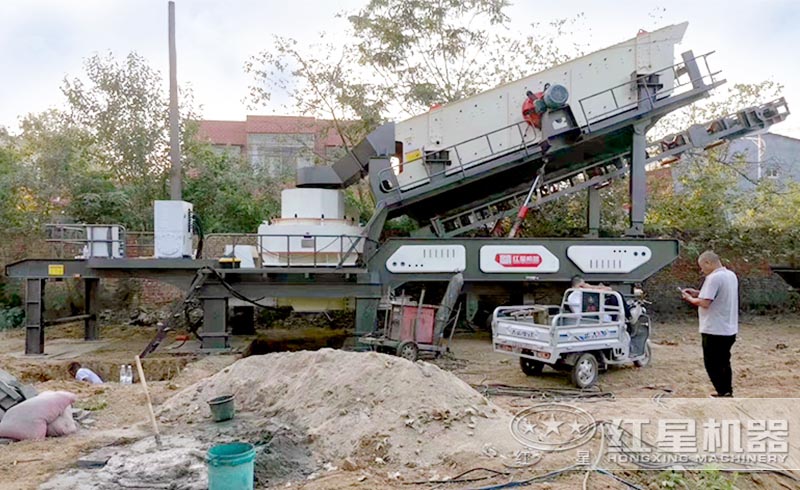 移動式打沙機(jī)哪里需要去哪里，直入現(xiàn)場，就近打沙