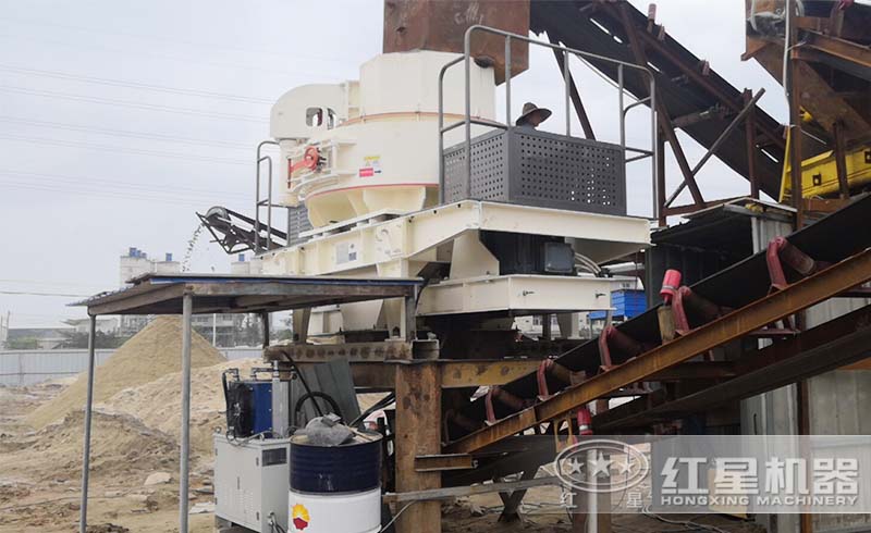 紅星用戶制砂現(xiàn)場