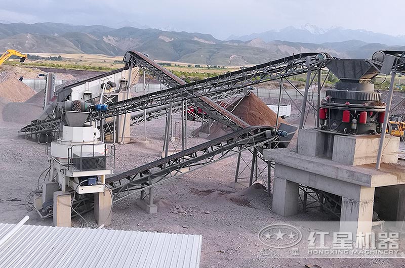 廣西用戶制砂作業(yè)現(xiàn)場