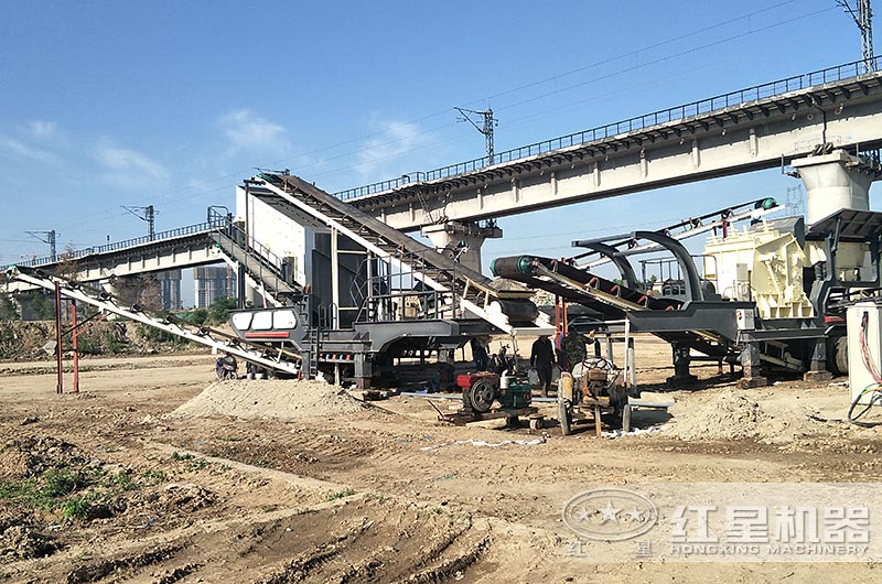 整條建筑垃圾生產(chǎn)線占地小，效率高