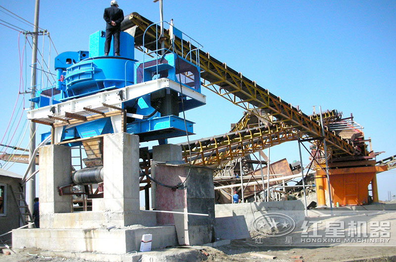 湖南客戶制砂現(xiàn)場(chǎng)