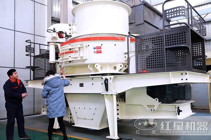 HVI碎沙機(jī)用戶參觀現(xiàn)場(chǎng)