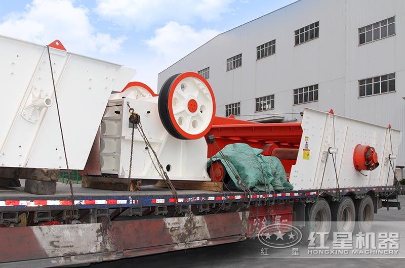 紅星機(jī)器廠家4060顎破發(fā)貨現(xiàn)場