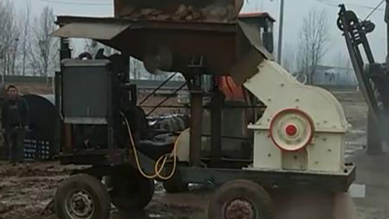 蝸牛破碎機(jī)制沙現(xiàn)場