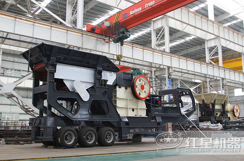 輪胎移動破碎站車間