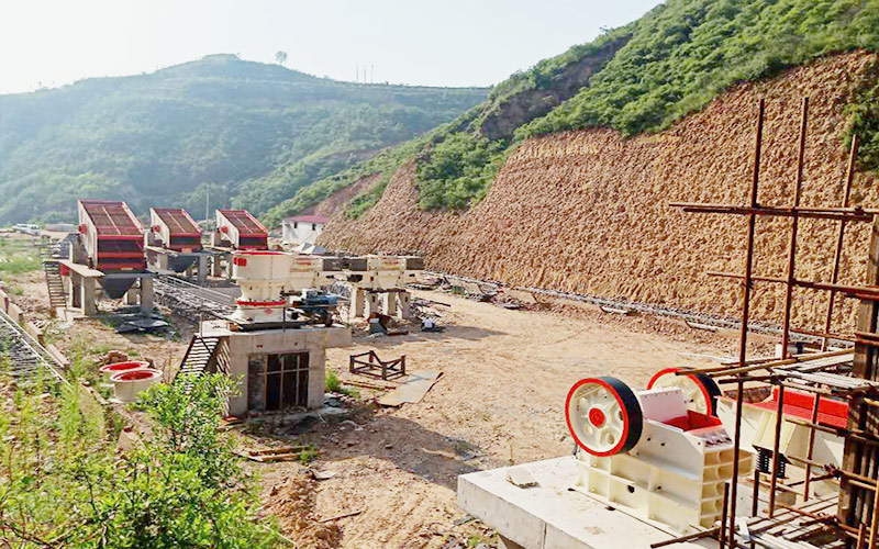 浙江杭州玄武巖破碎生產(chǎn)線-紅星機器